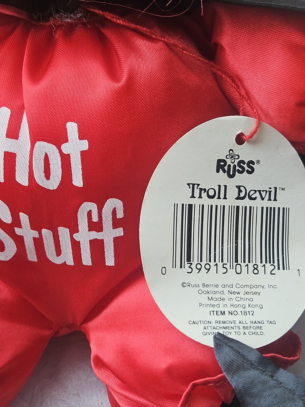 Russ Troll Devil 'Hot Stuff' Plush Doll - Red - Picture 4 of 8